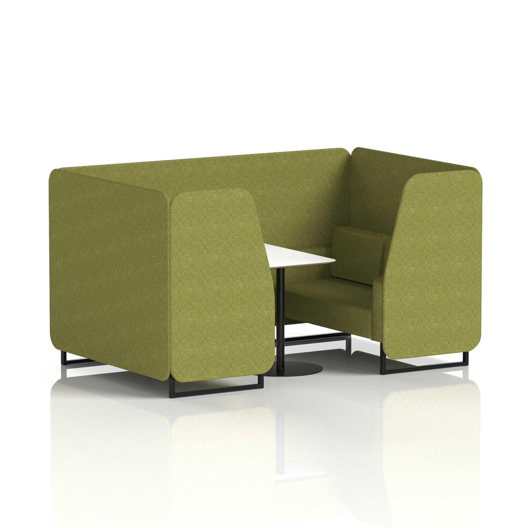 Brixworth Booth With White Table In Single Tone