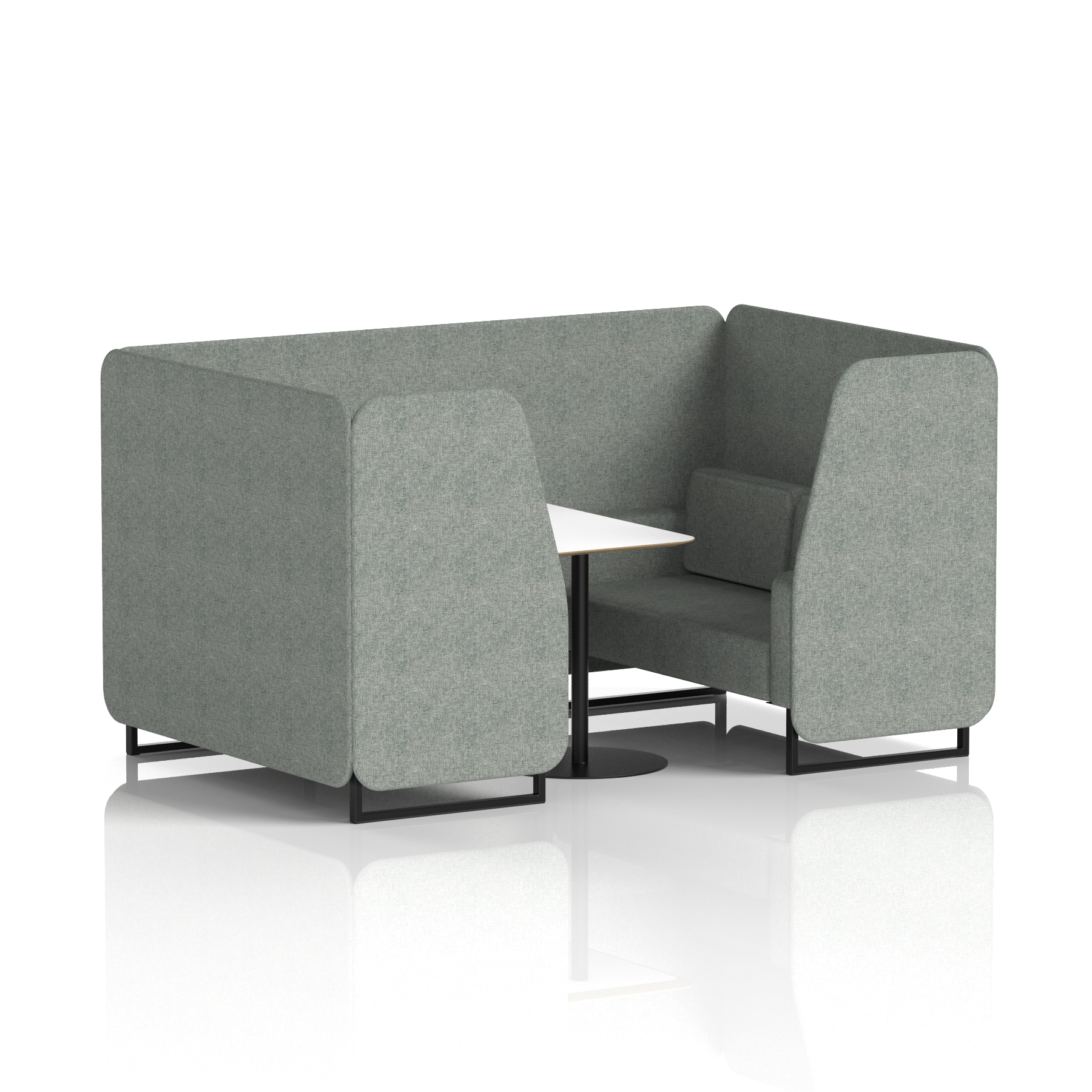 Brixworth Booth With White Table In Single Tone