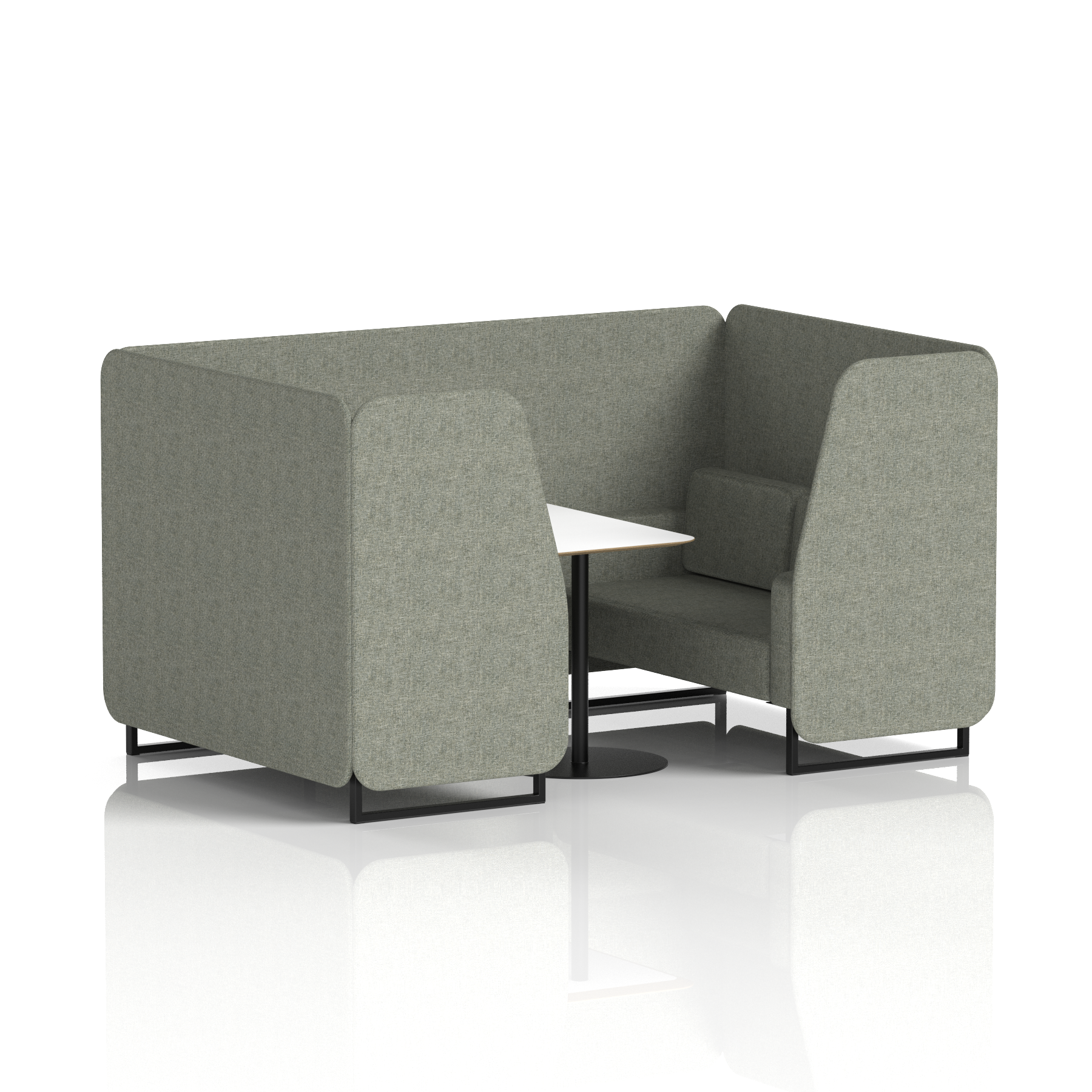 Brixworth Booth With White Table In Single Tone