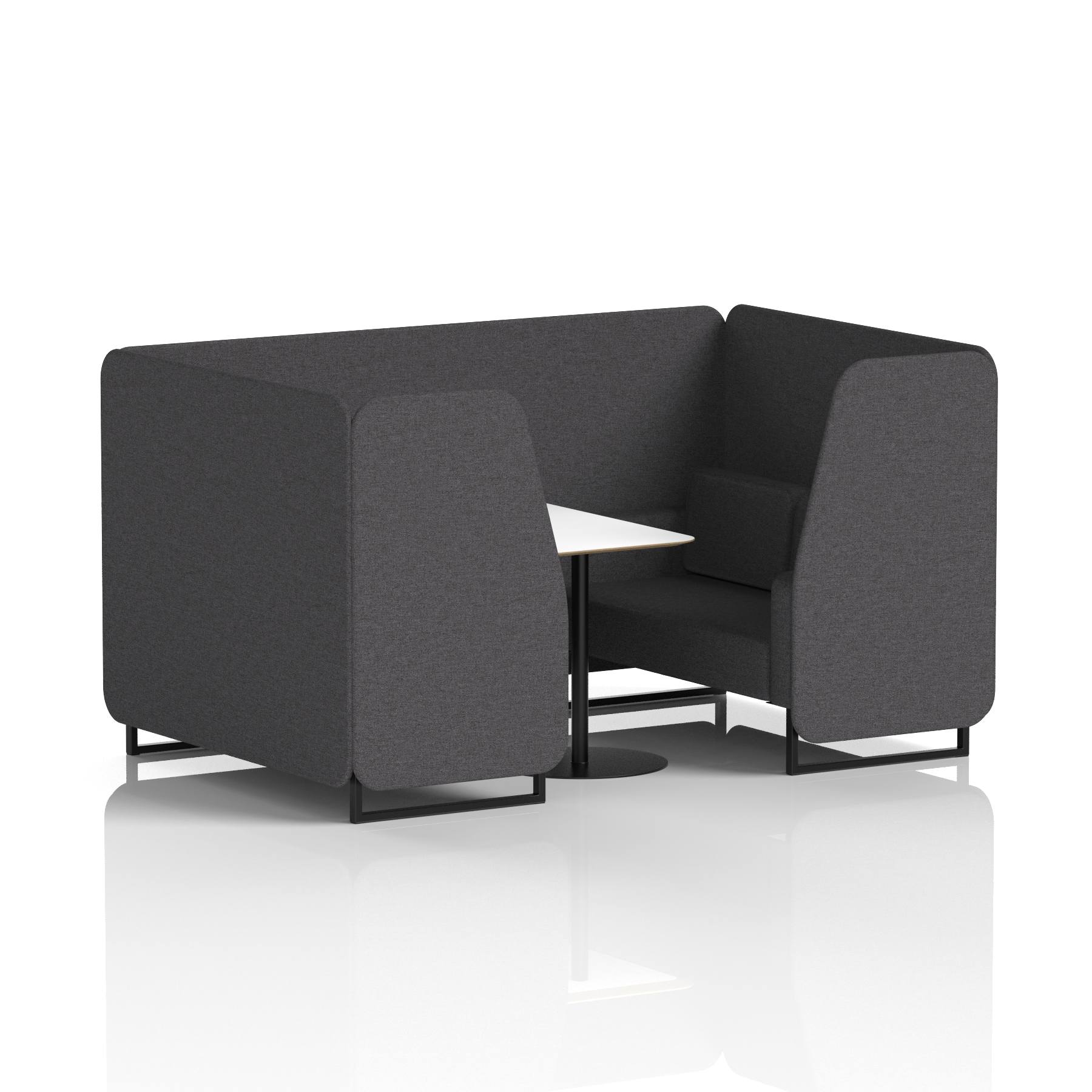 Brixworth Booth With White Table In Single Tone