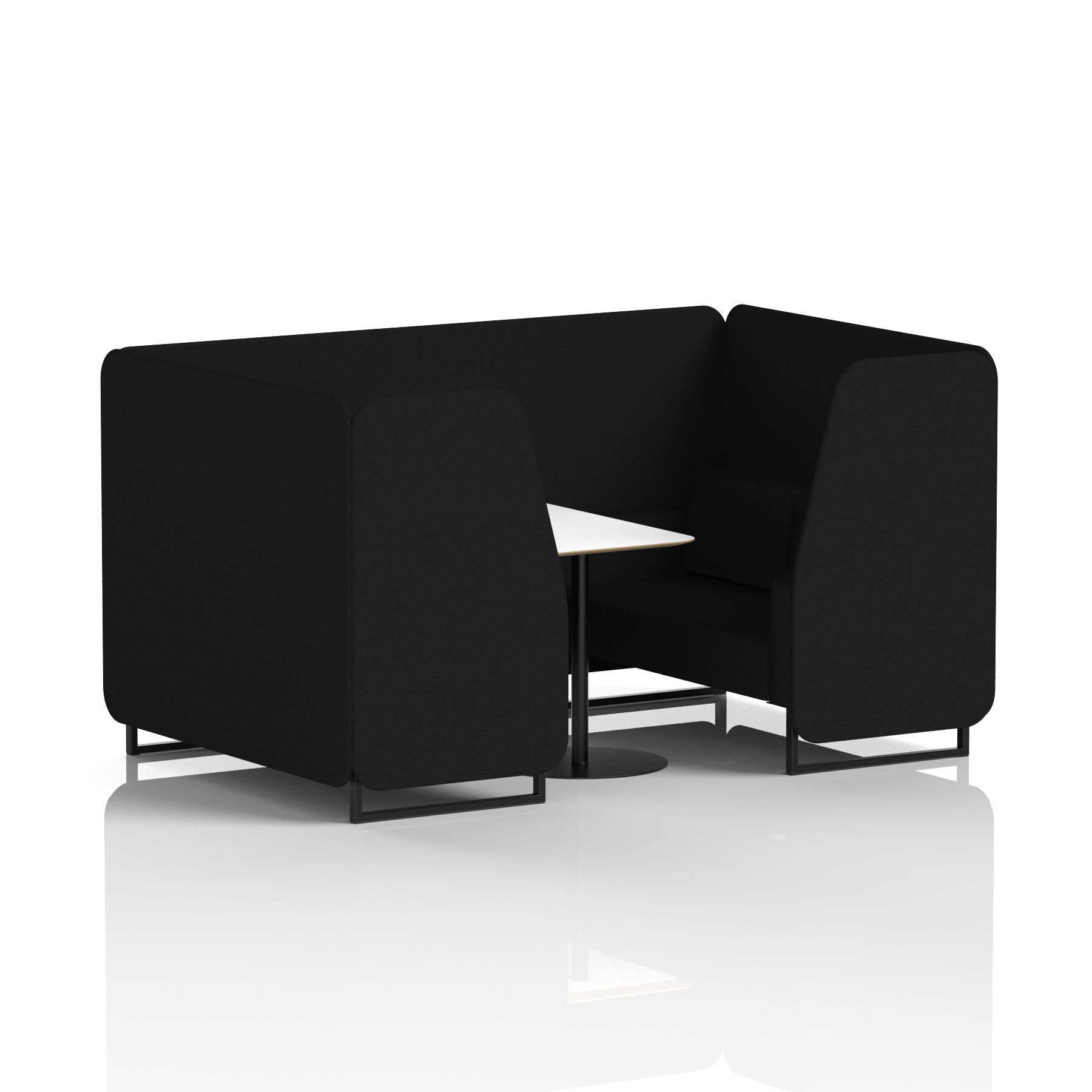 Brixworth Booth With White Table In Single Tone