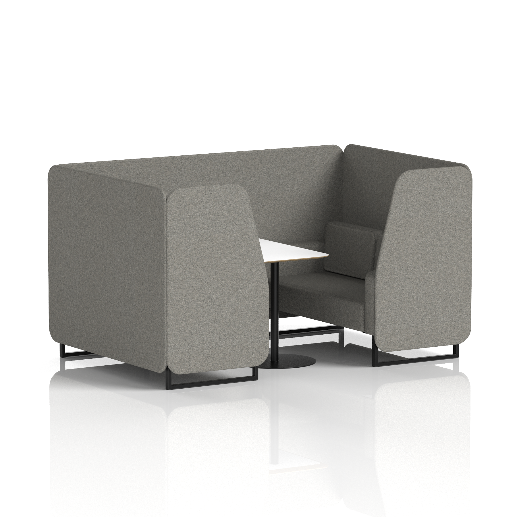 Brixworth Booth With White Table In Single Tone