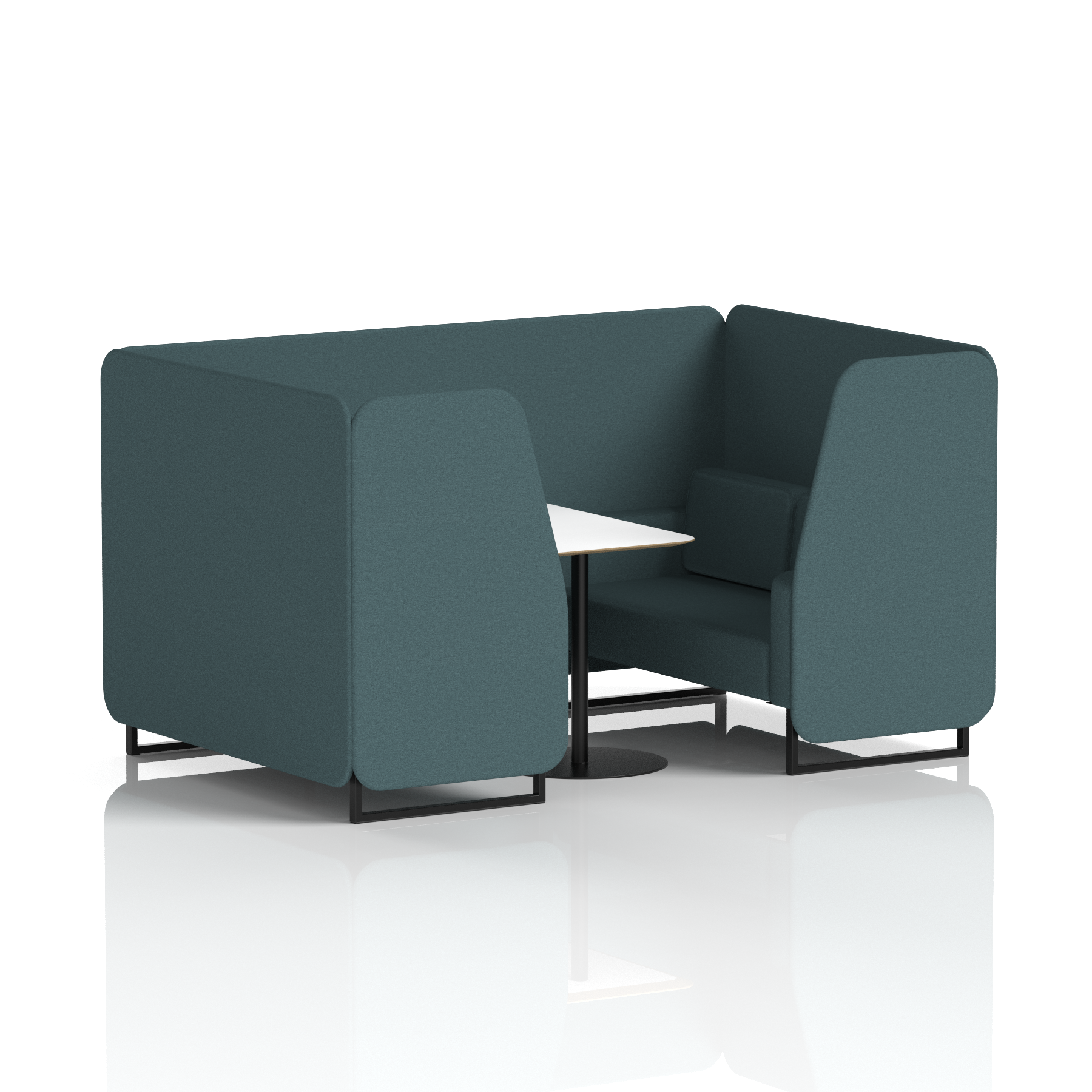 Brixworth Booth With White Table In Single Tone