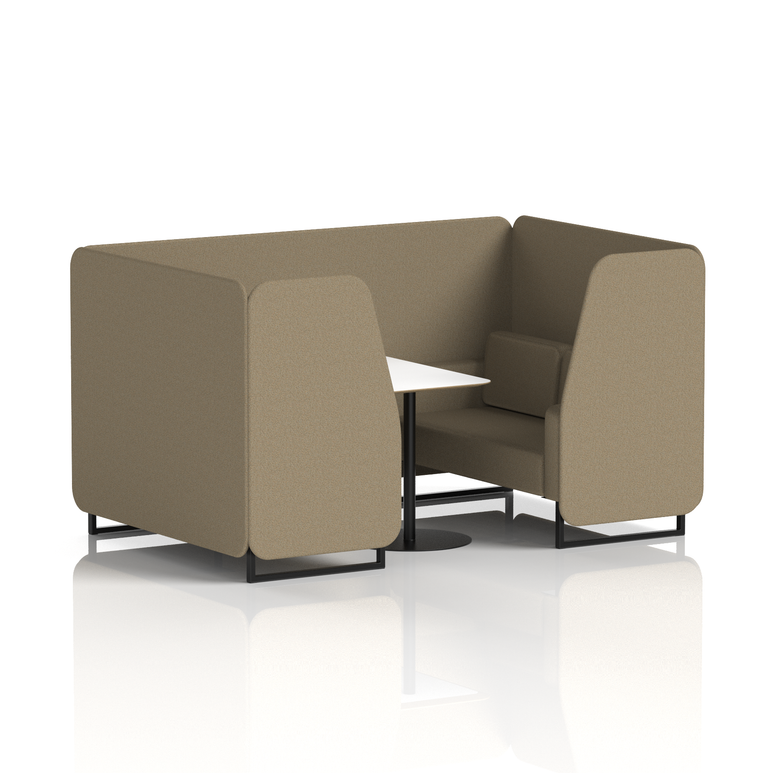 Brixworth Booth With White Table In Single Tone