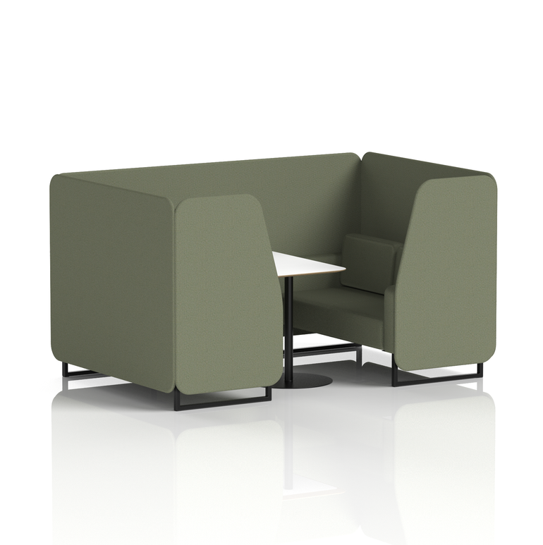 Brixworth Booth With White Table In Single Tone