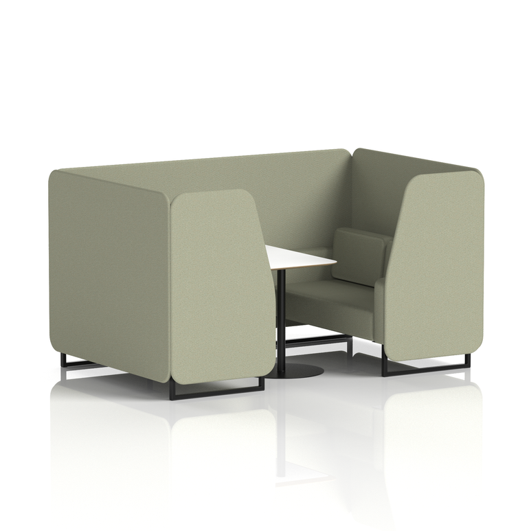 Brixworth Booth With White Table In Single Tone