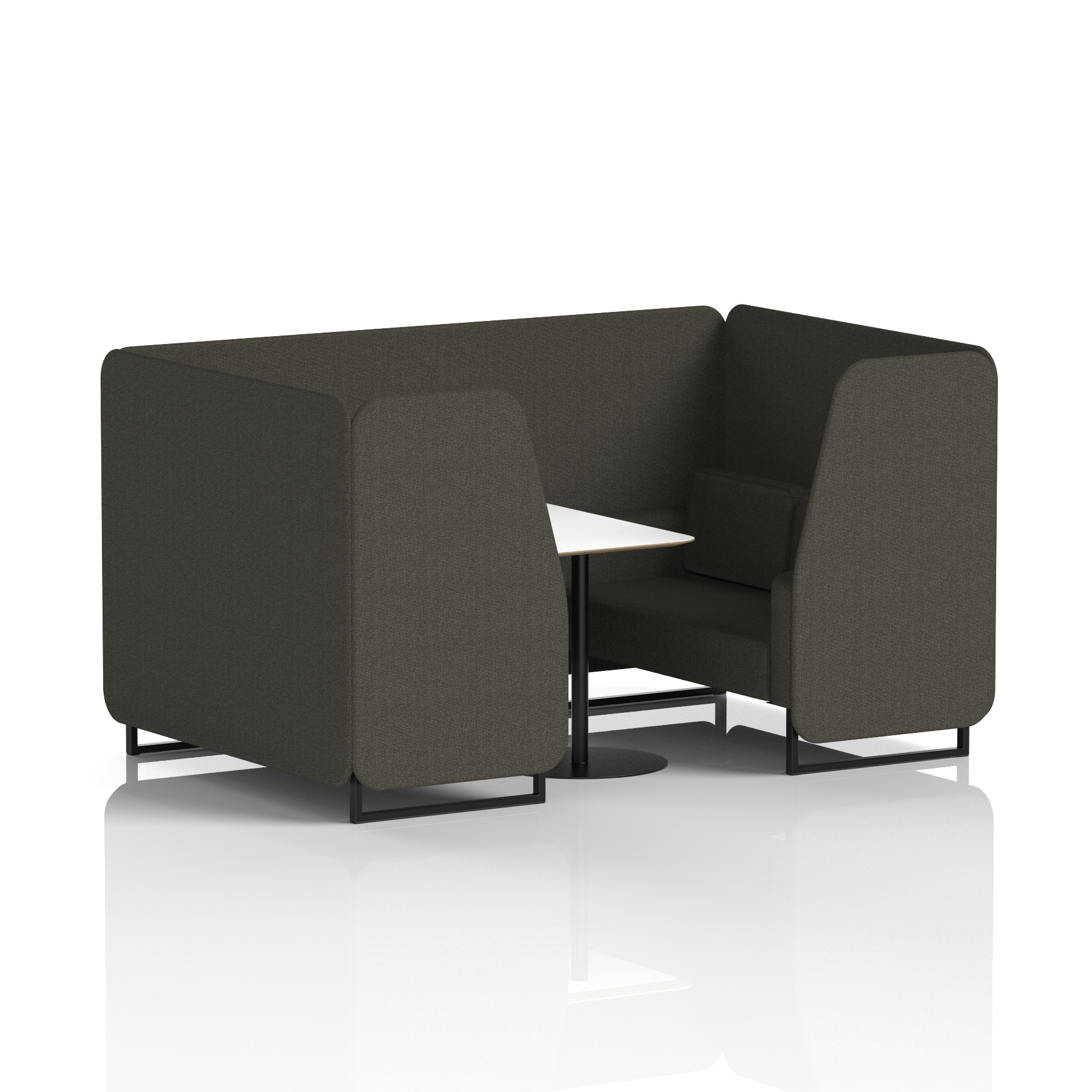 Brixworth Booth With White Table In Single Tone