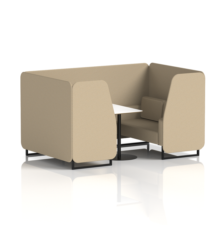 Brixworth Booth With White Table In Single Tone