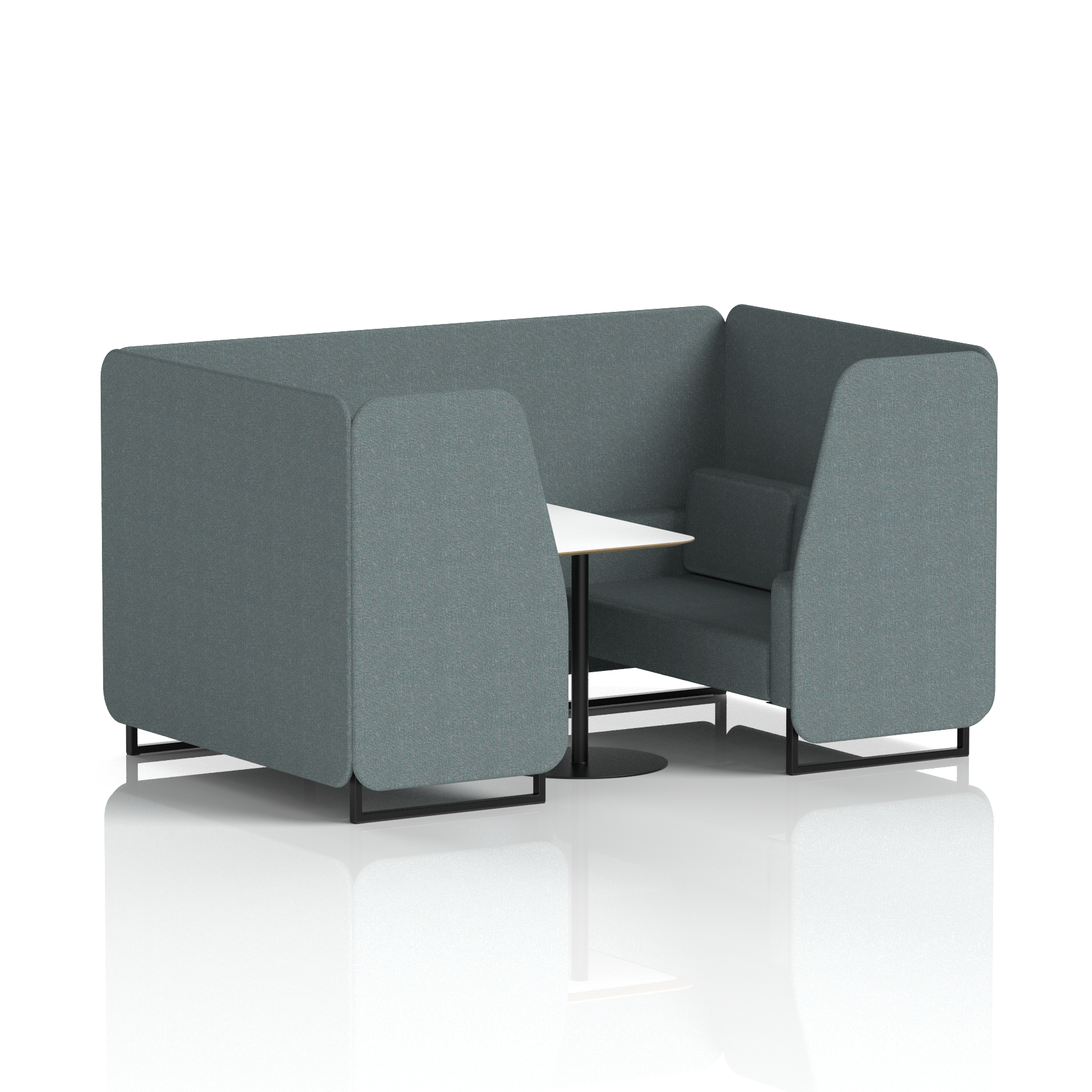 Brixworth Booth With White Table In Single Tone