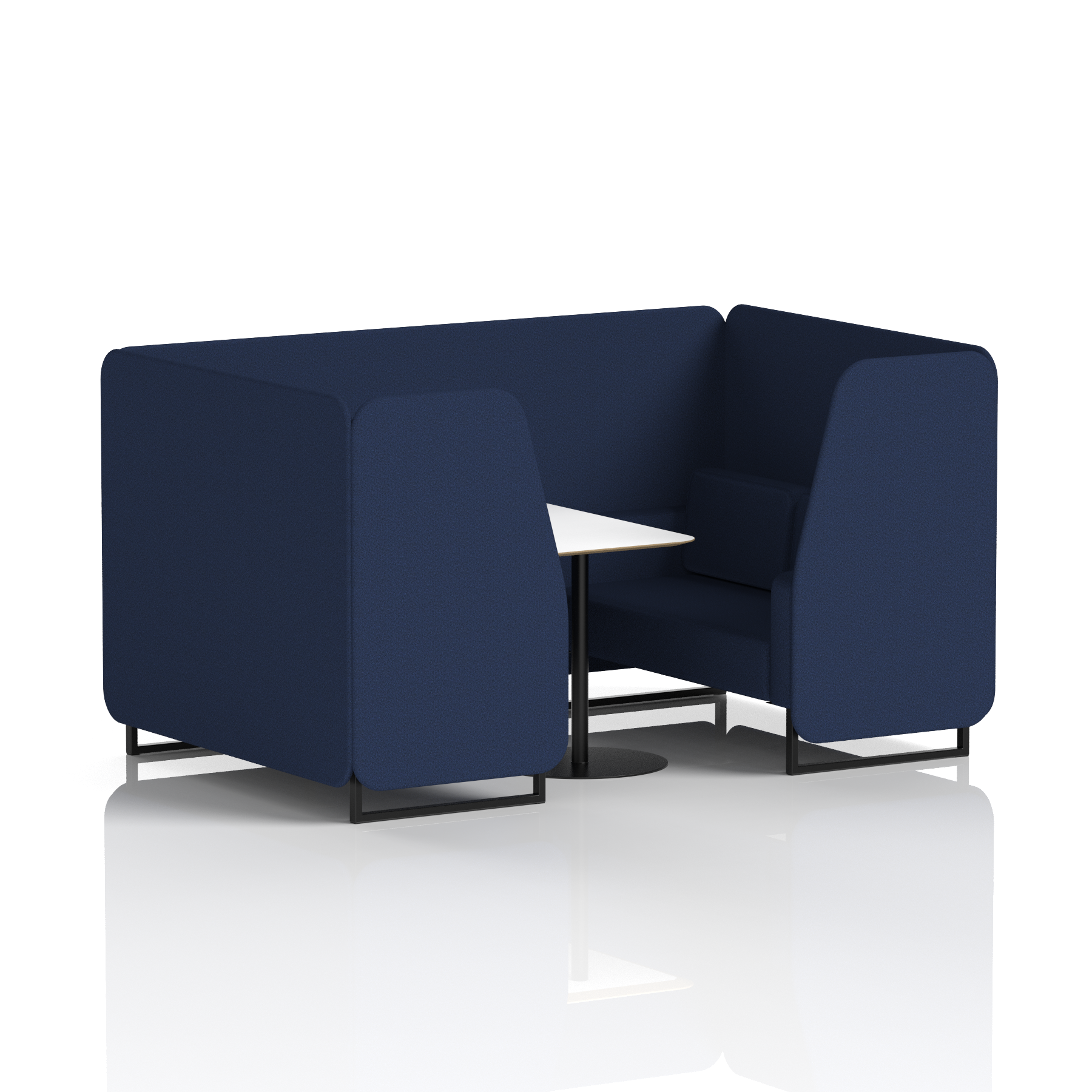 Brixworth Booth With White Table In Single Tone
