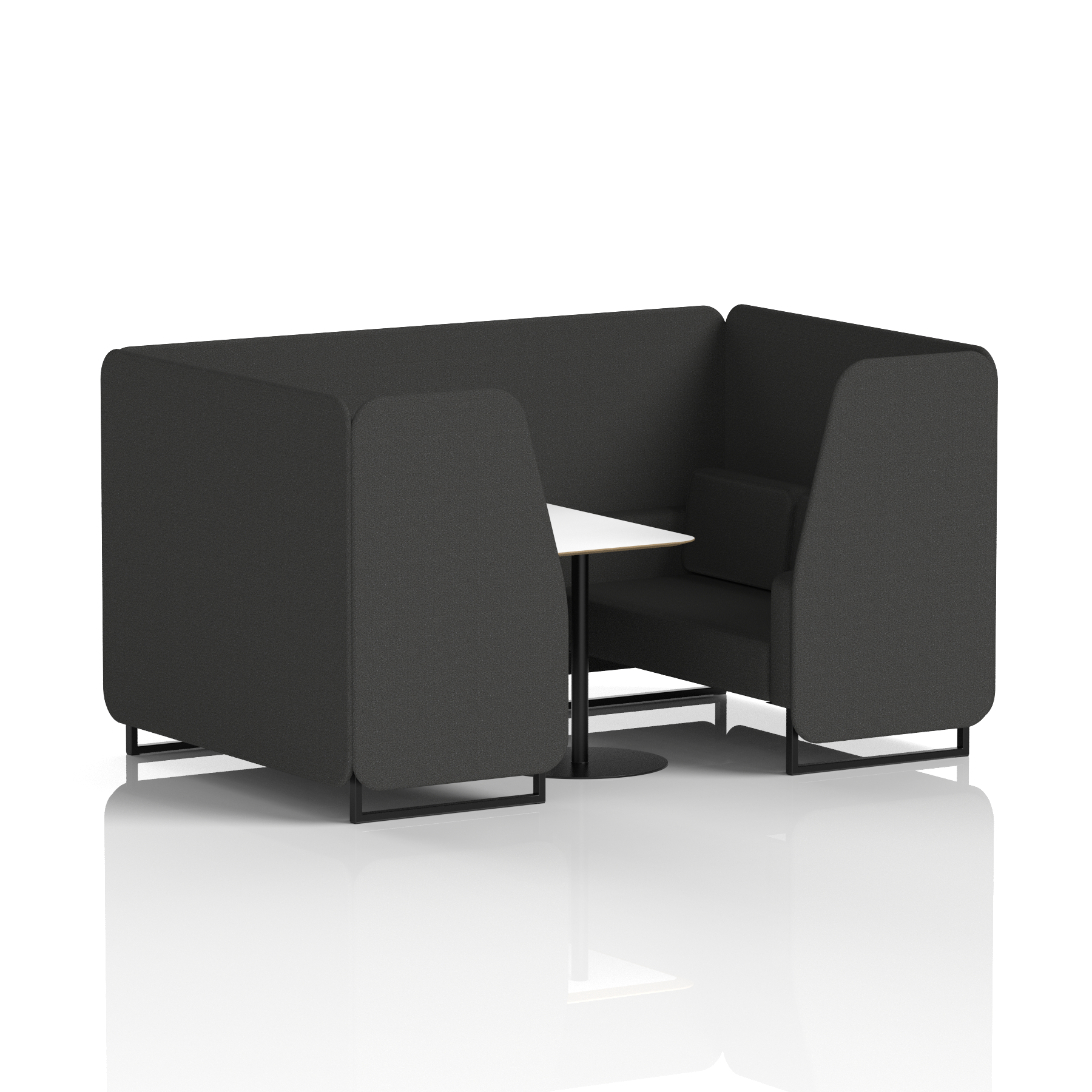 Brixworth Booth With White Table In Single Tone
