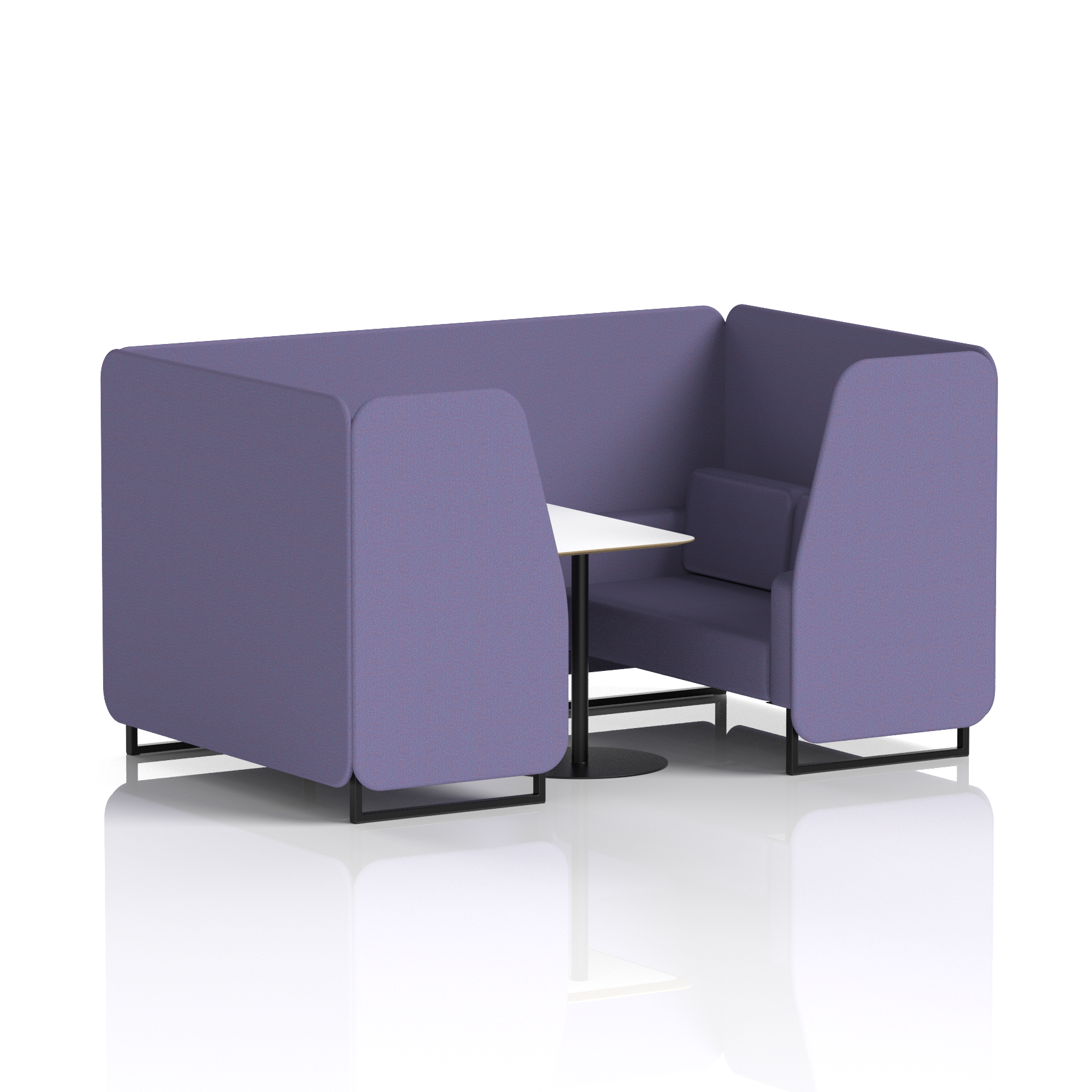 Brixworth Booth With White Table In Single Tone