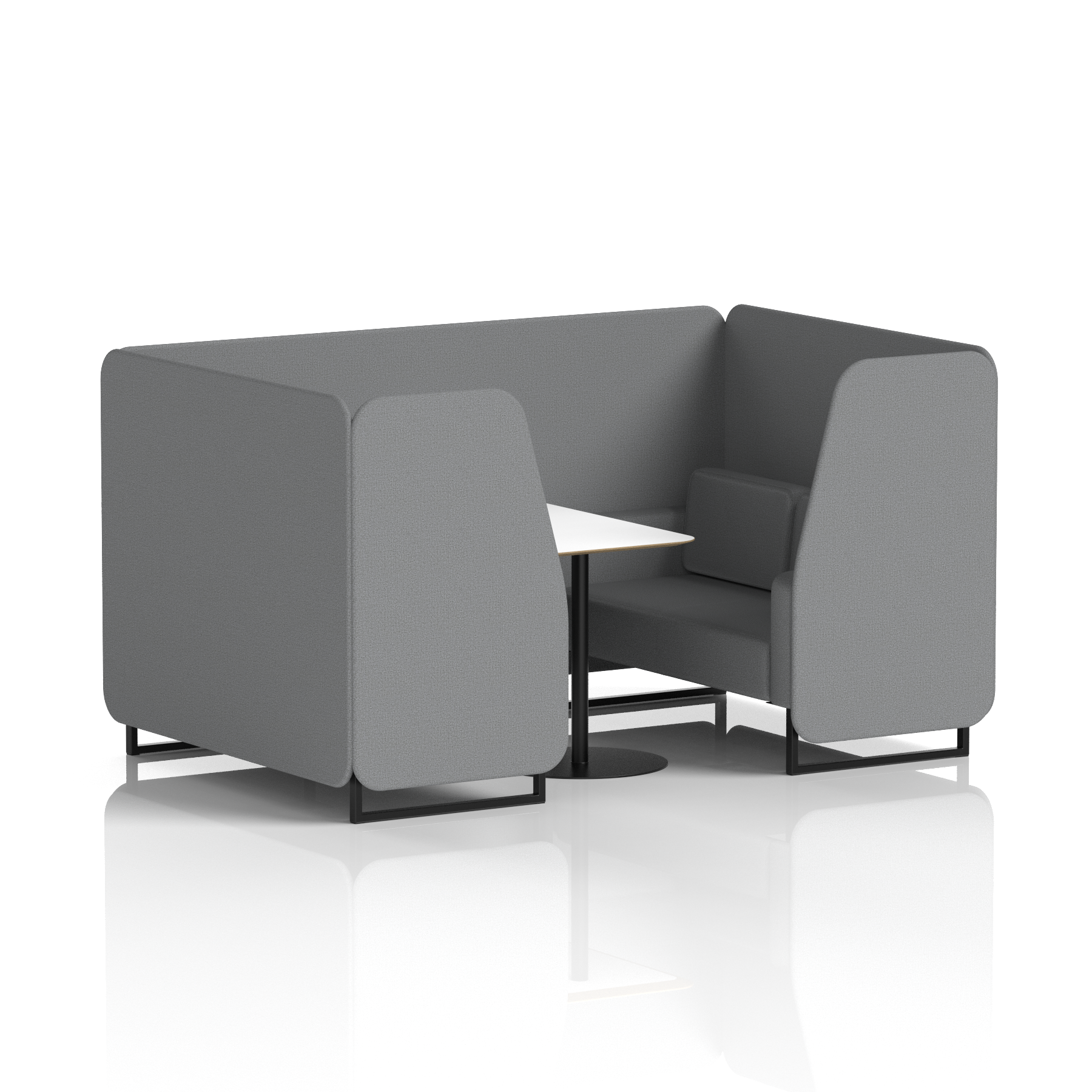 Brixworth Booth With White Table In Single Tone