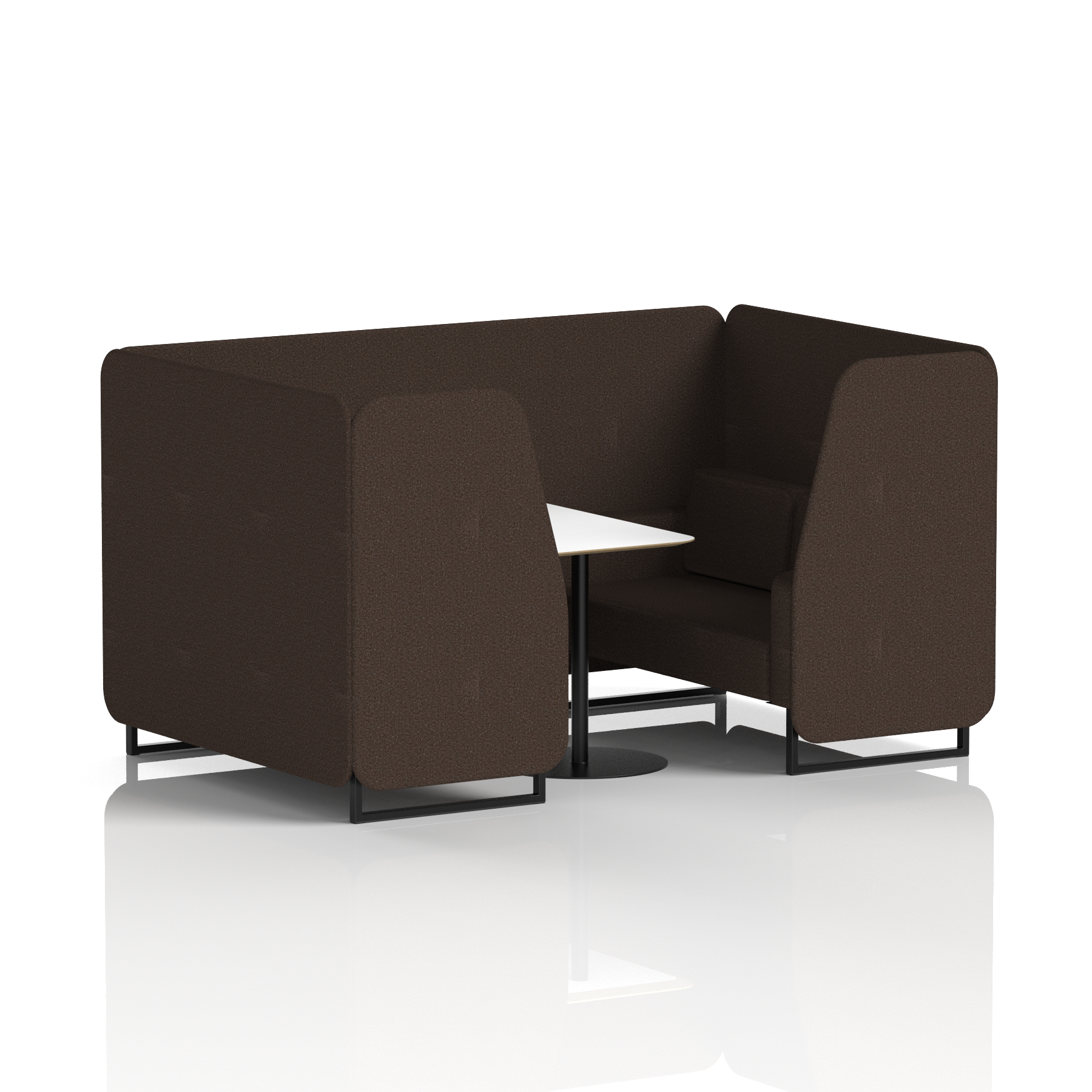 Brixworth Booth With White Table In Single Tone