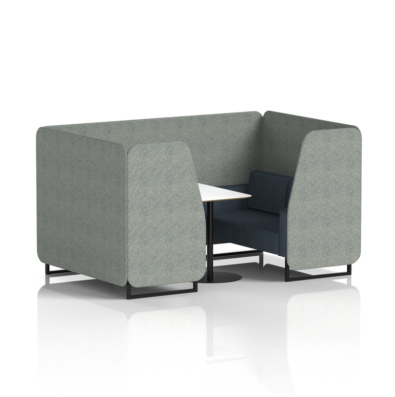 Brixworth Booth With White Table In Two Tone