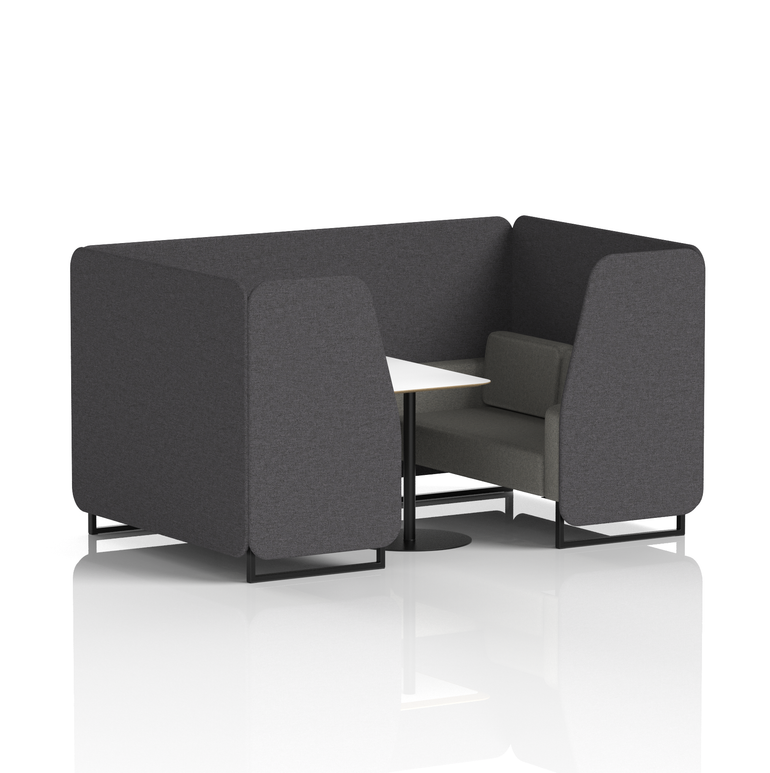 Brixworth Booth With White Table In Two Tone