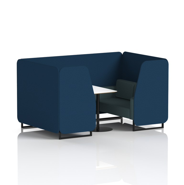 Brixworth Booth With White Table In Two Tone