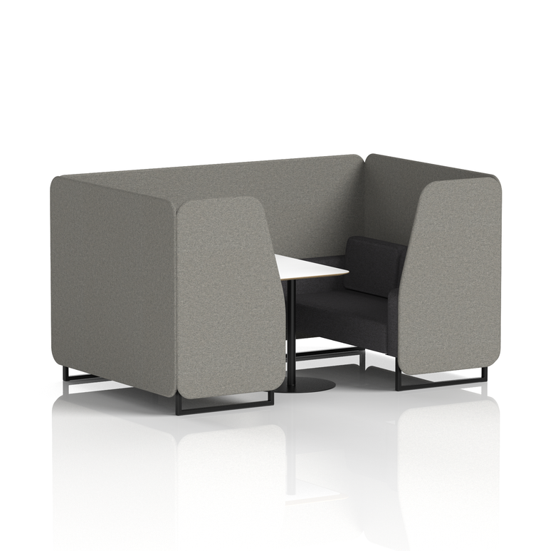 Brixworth Booth With White Table In Two Tone