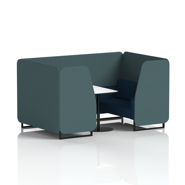 Brixworth Booth With White Table In Two Tone