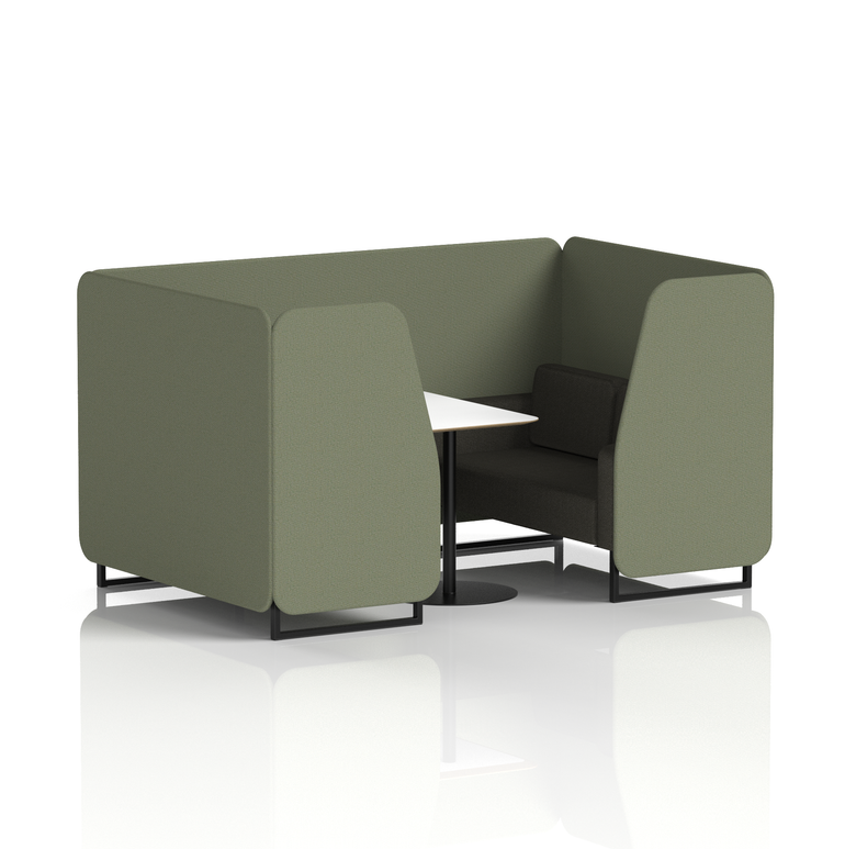 Brixworth Booth With White Table In Two Tone