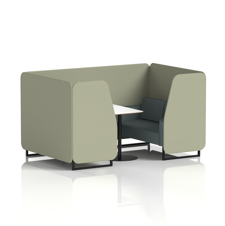 Brixworth Booth With White Table In Two Tone