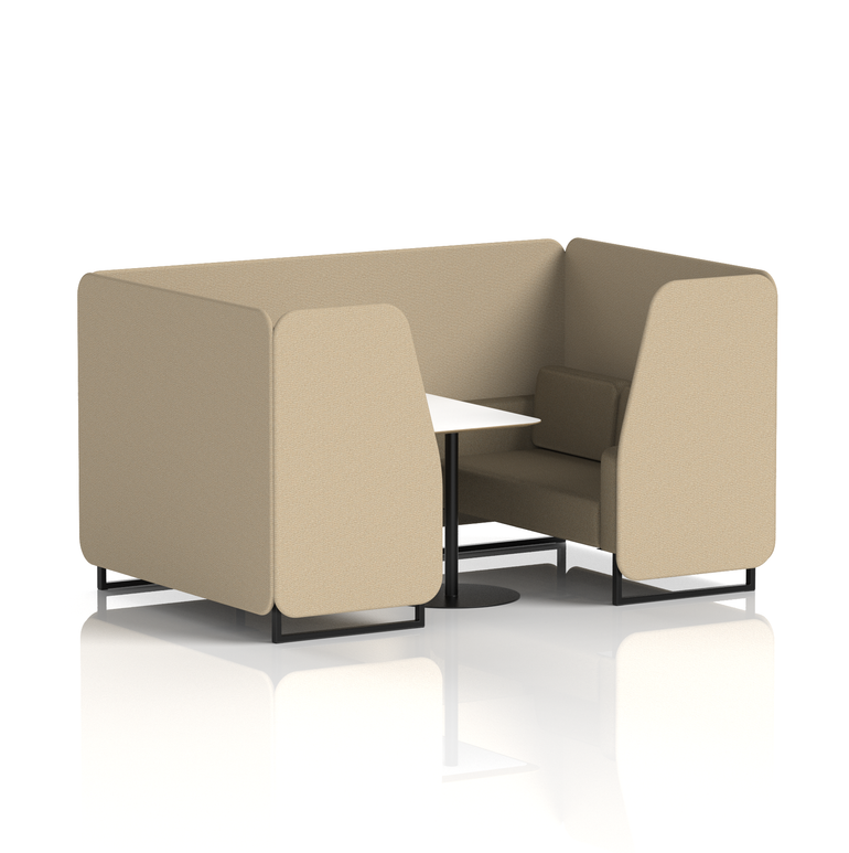 Brixworth Booth With White Table In Two Tone