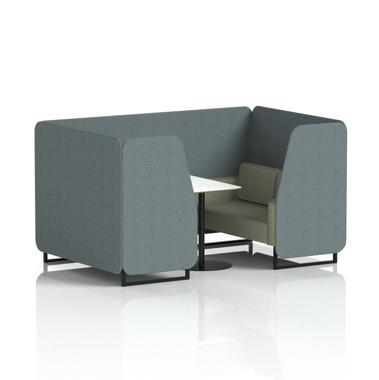 Brixworth Booth With White Table In Two Tone