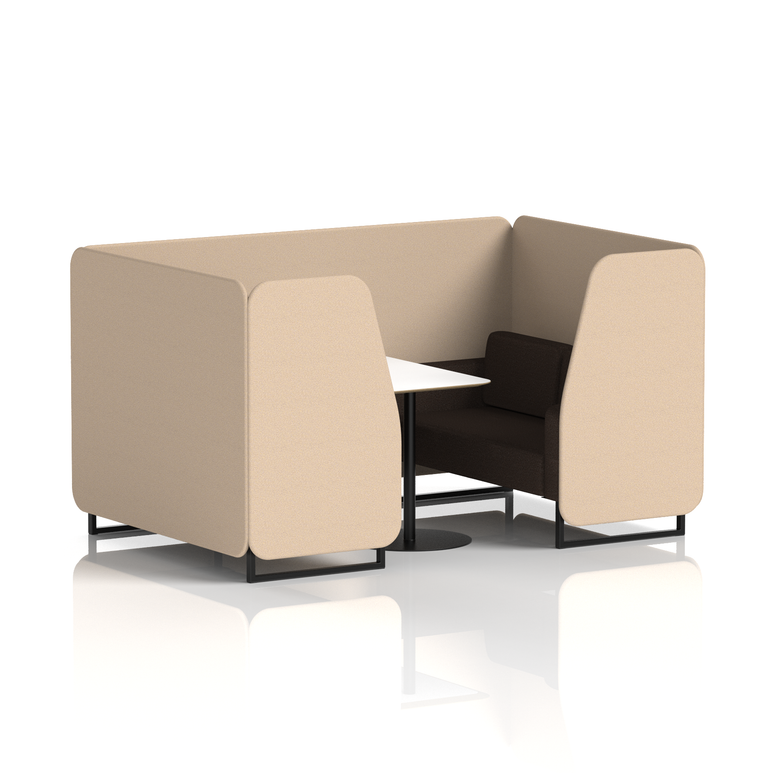 Brixworth Booth With White Table In Two Tone