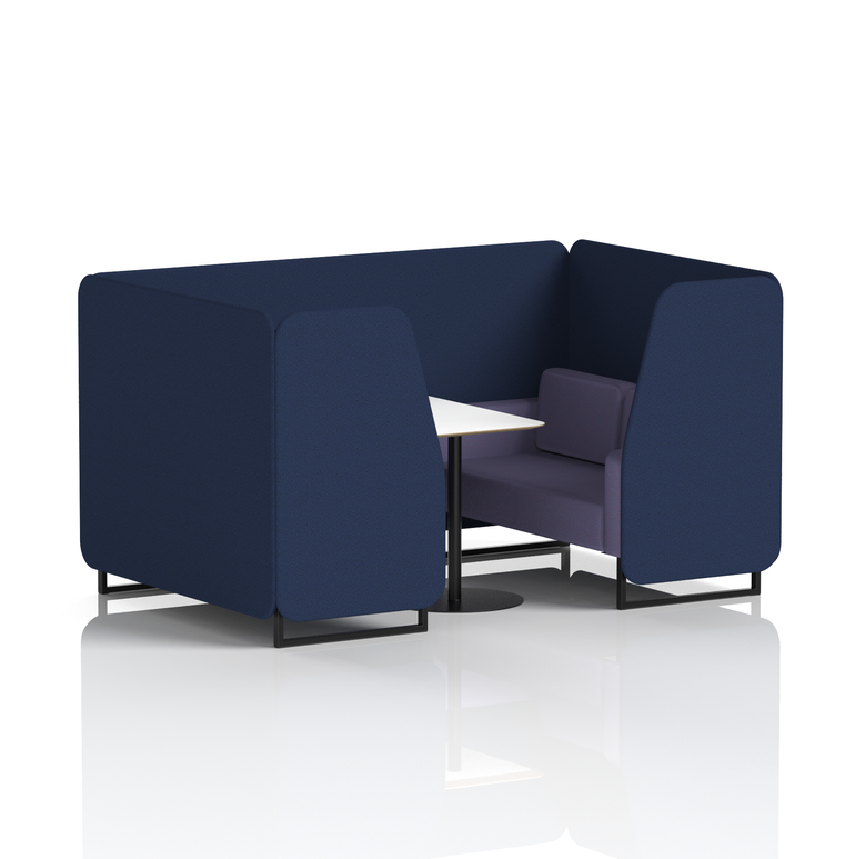 Brixworth Booth With White Table In Two Tone