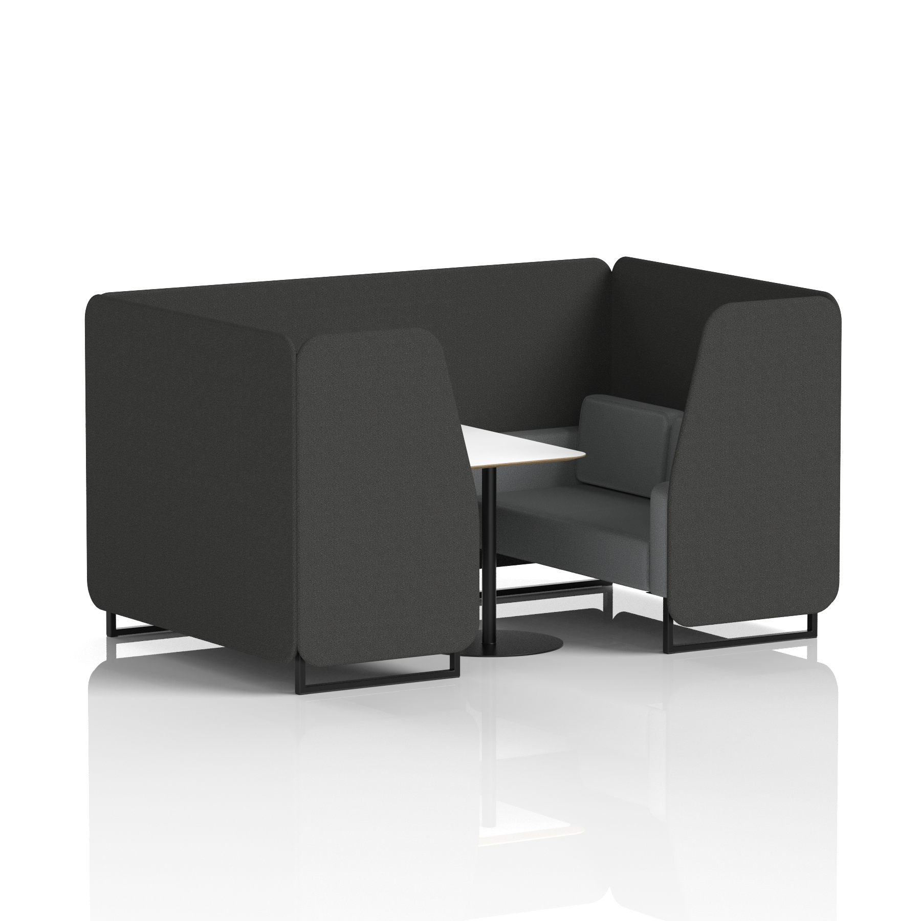 Brixworth Booth With White Table In Two Tone