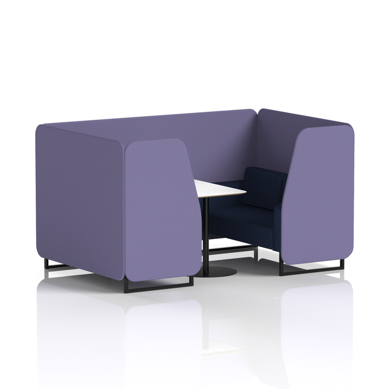 Brixworth Booth With White Table In Two Tone