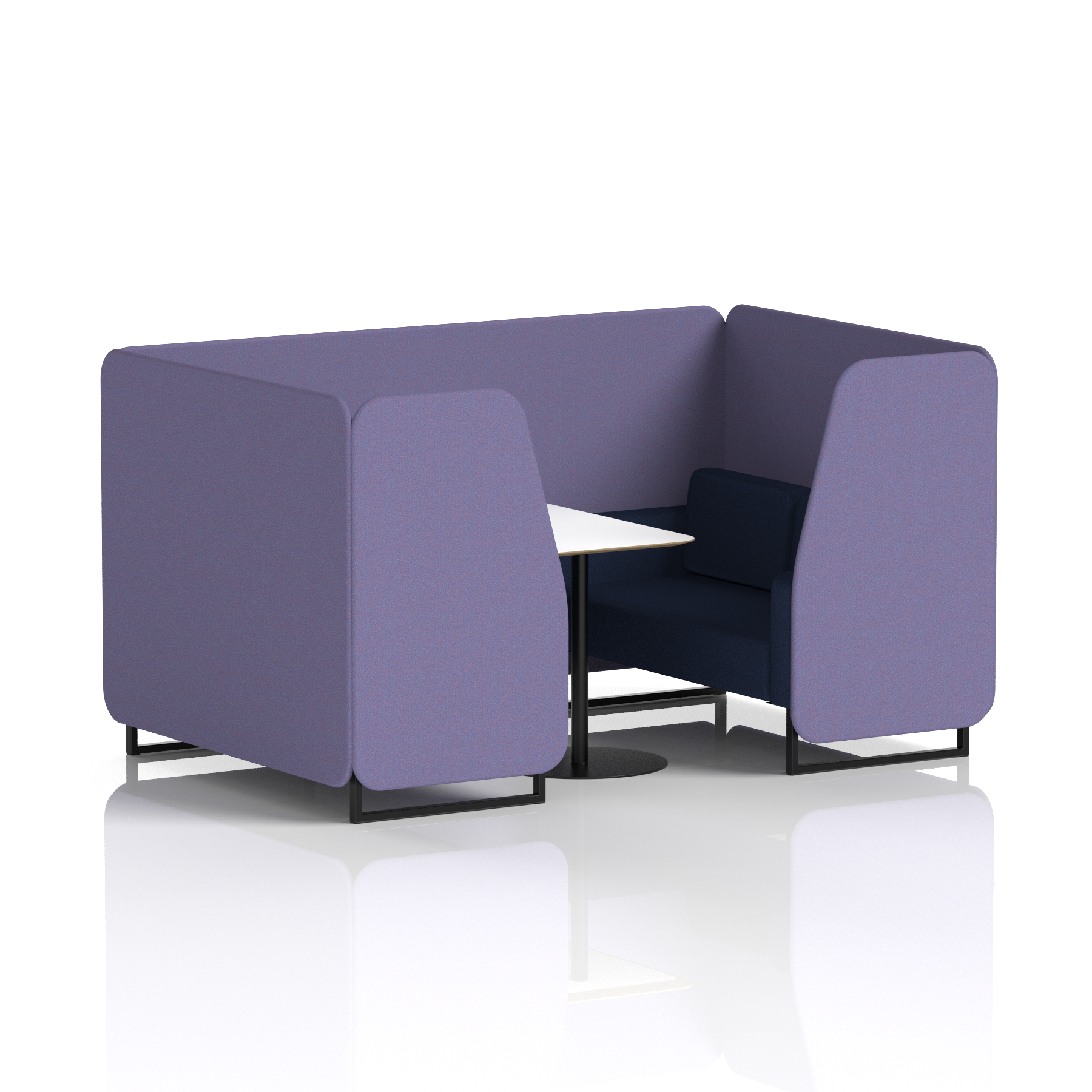 Brixworth Booth With White Table In Two Tone