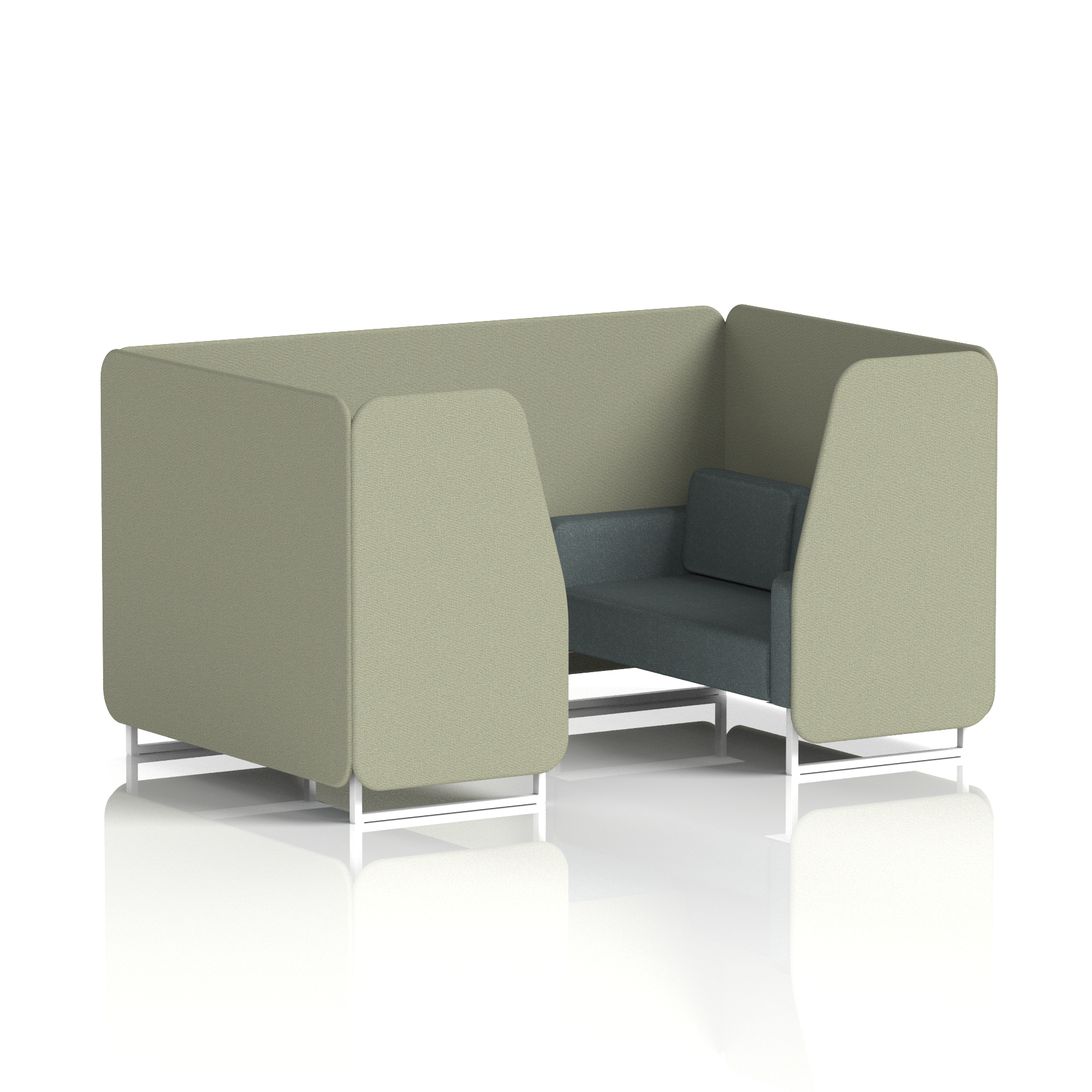 Brixworth Booth in Two Tone