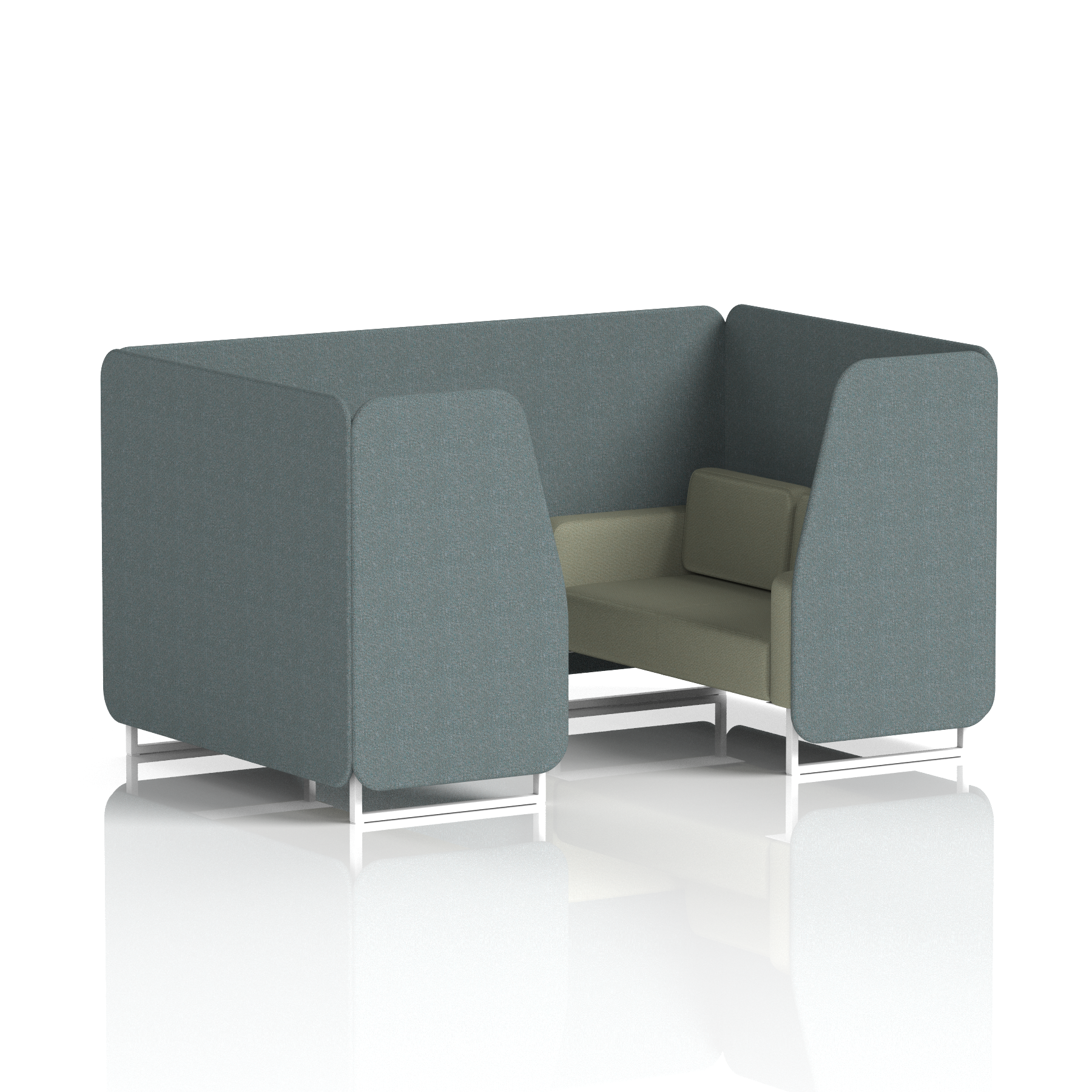 Brixworth Booth in Two Tone