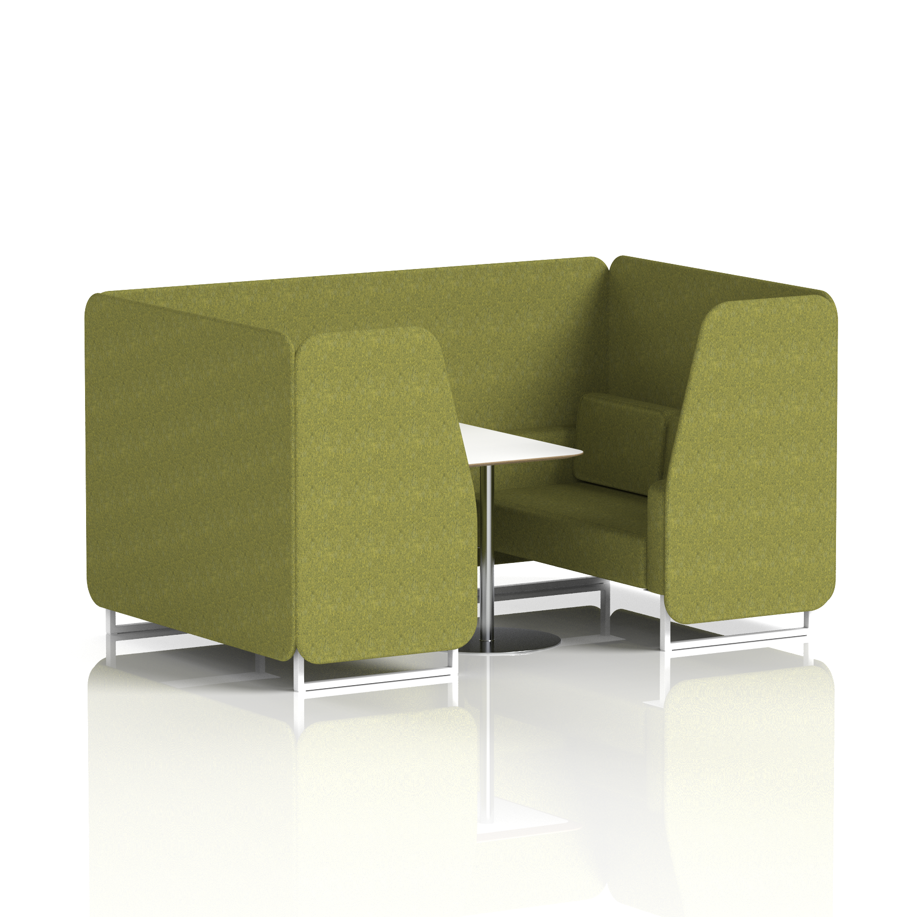 Brixworth Booth With White Table In Single Tone