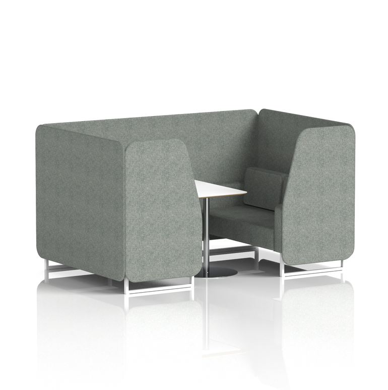 Brixworth Booth With White Table In Single Tone