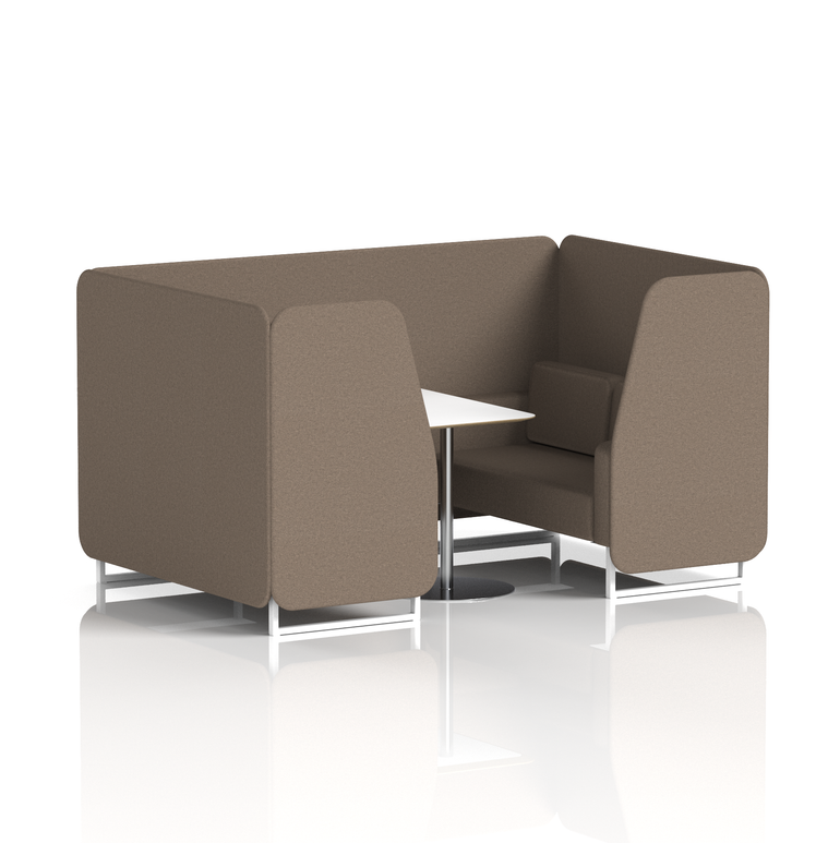 Brixworth Booth With White Table In Single Tone