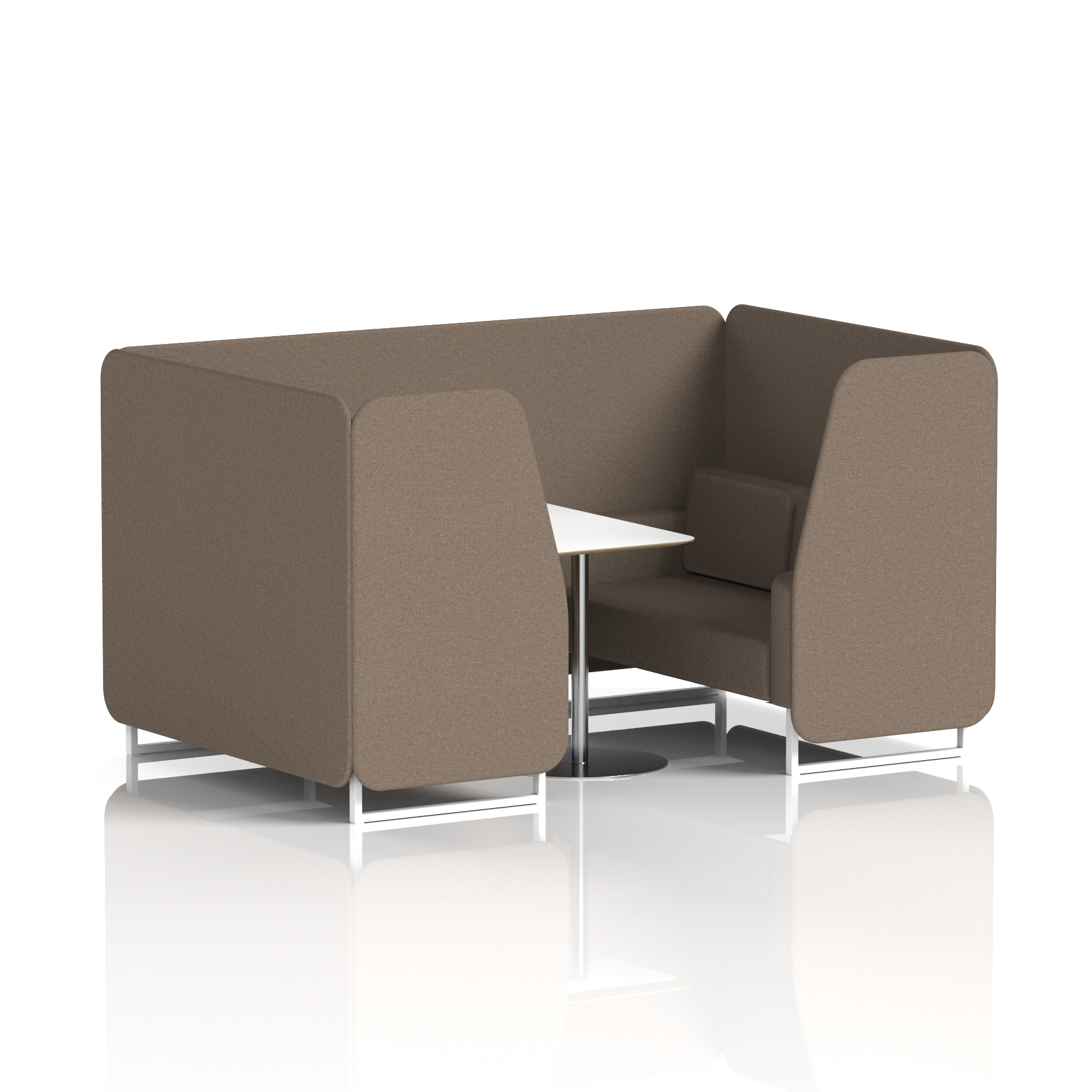 Brixworth Booth With White Table In Single Tone