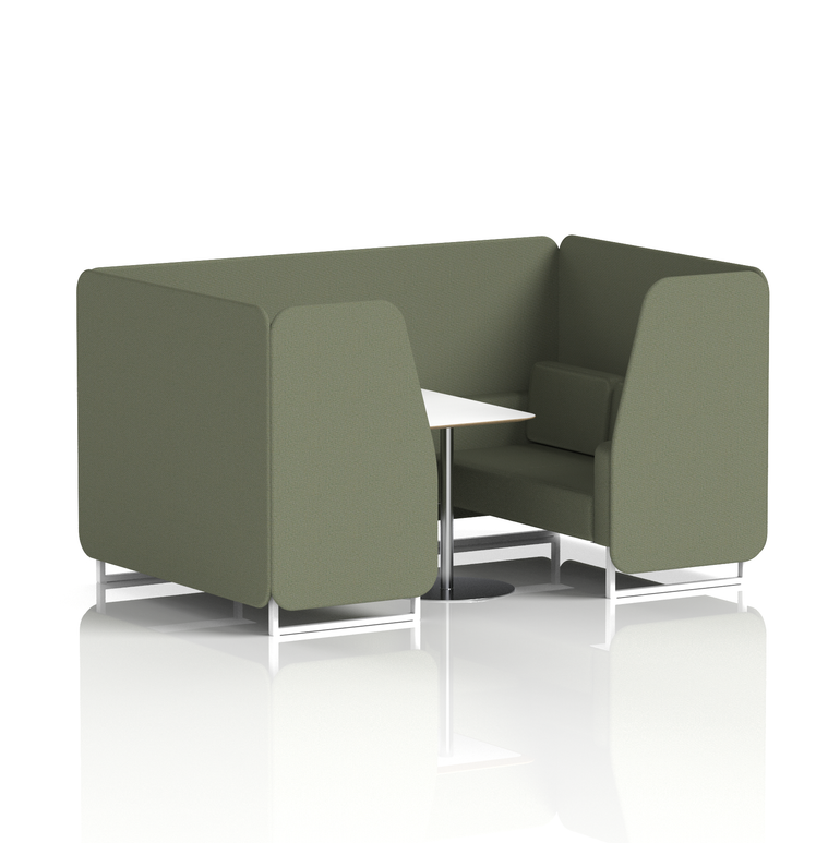 Brixworth Booth With White Table In Single Tone