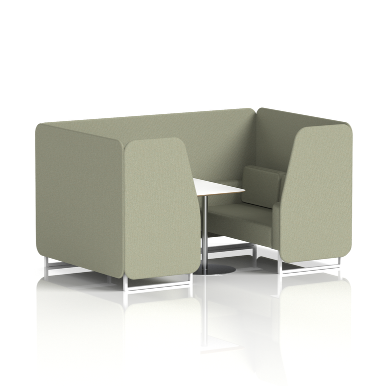 Brixworth Booth With White Table In Single Tone
