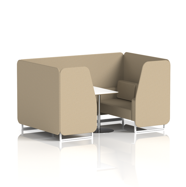 Brixworth Booth With White Table In Single Tone