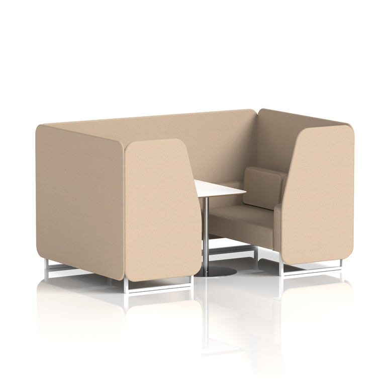 Brixworth Booth With White Table In Single Tone