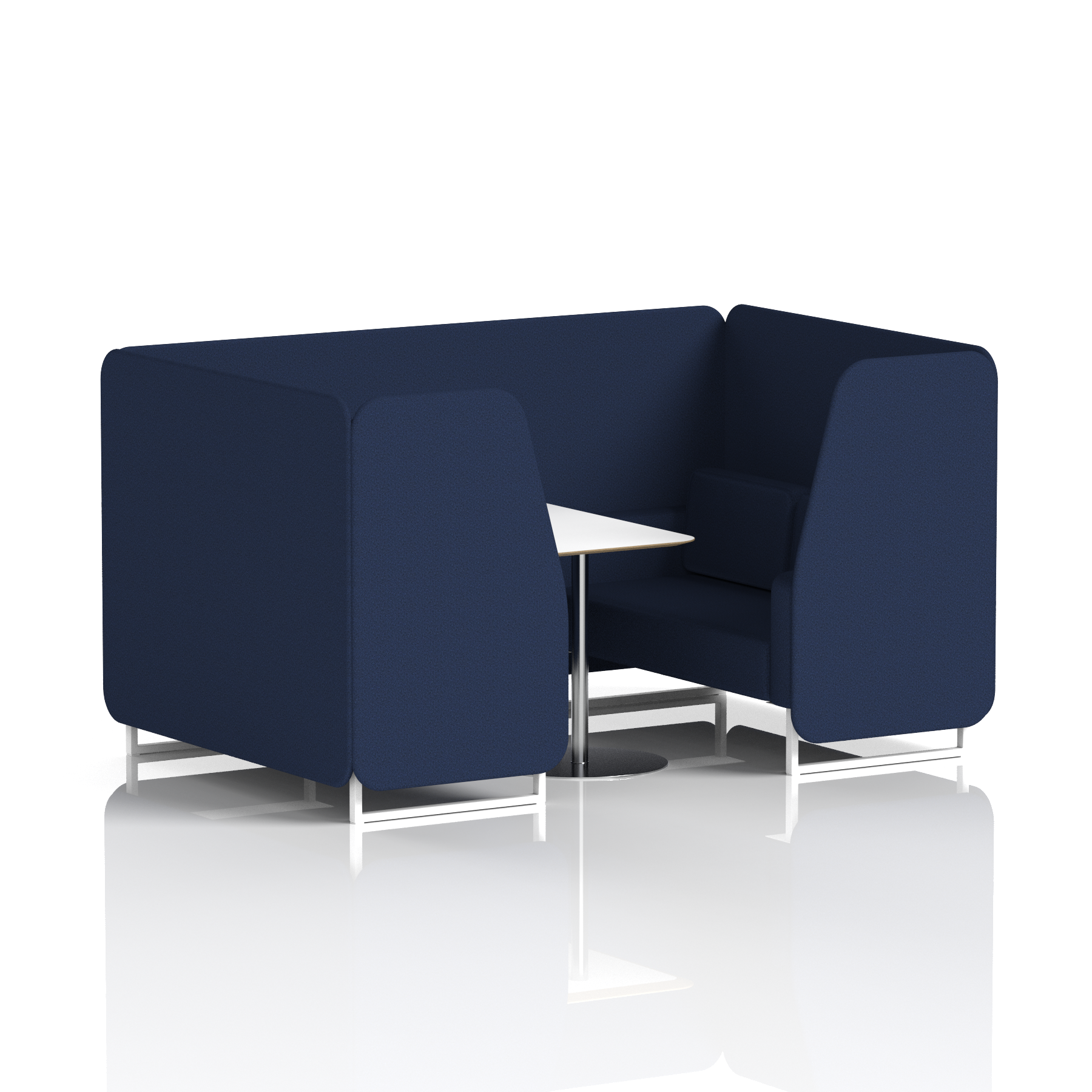 Brixworth Booth With White Table In Single Tone