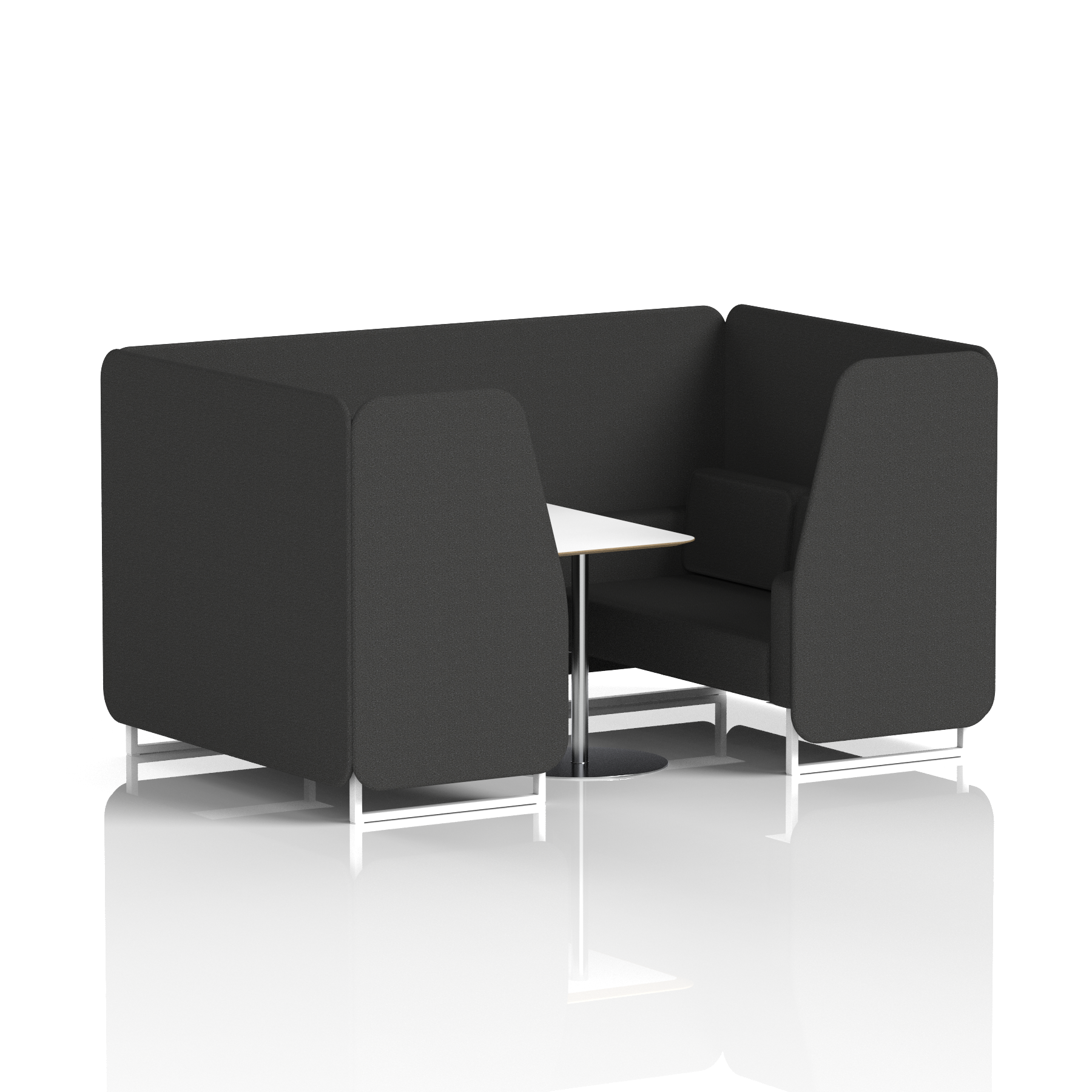 Brixworth Booth With White Table In Single Tone