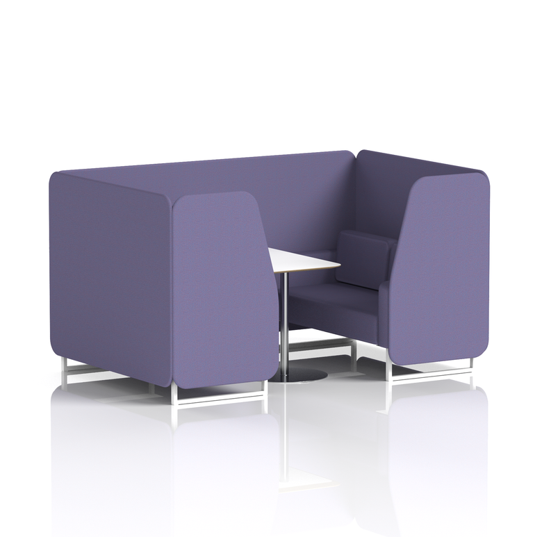 Brixworth Booth With White Table In Single Tone