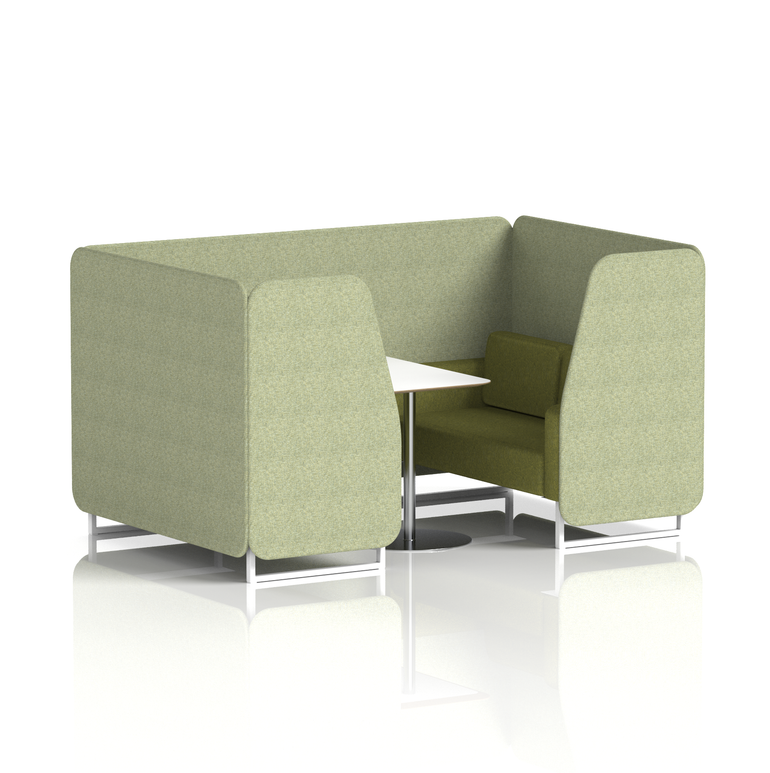 Brixworth Booth With White Table In Two Tone