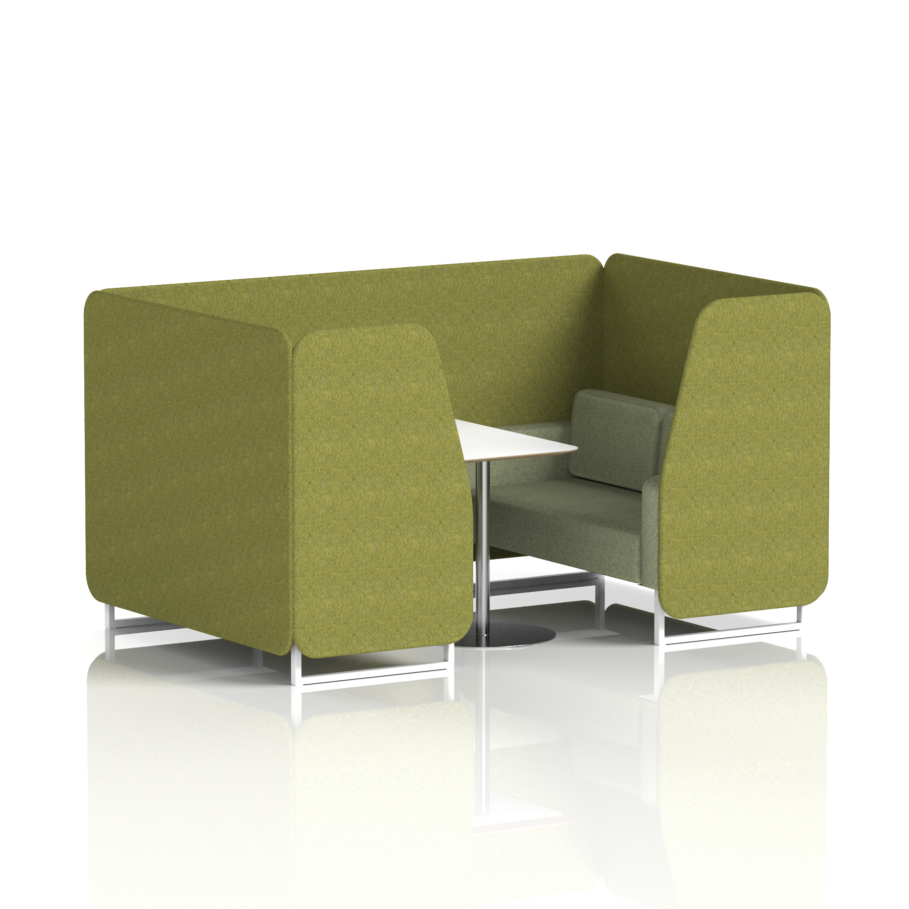 Brixworth Booth With White Table In Two Tone