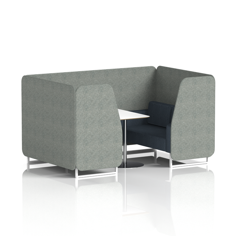 Brixworth Booth With White Table In Two Tone