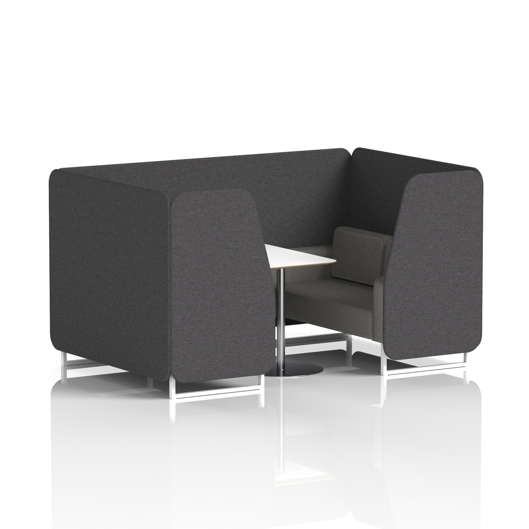 Brixworth Booth With White Table In Two Tone