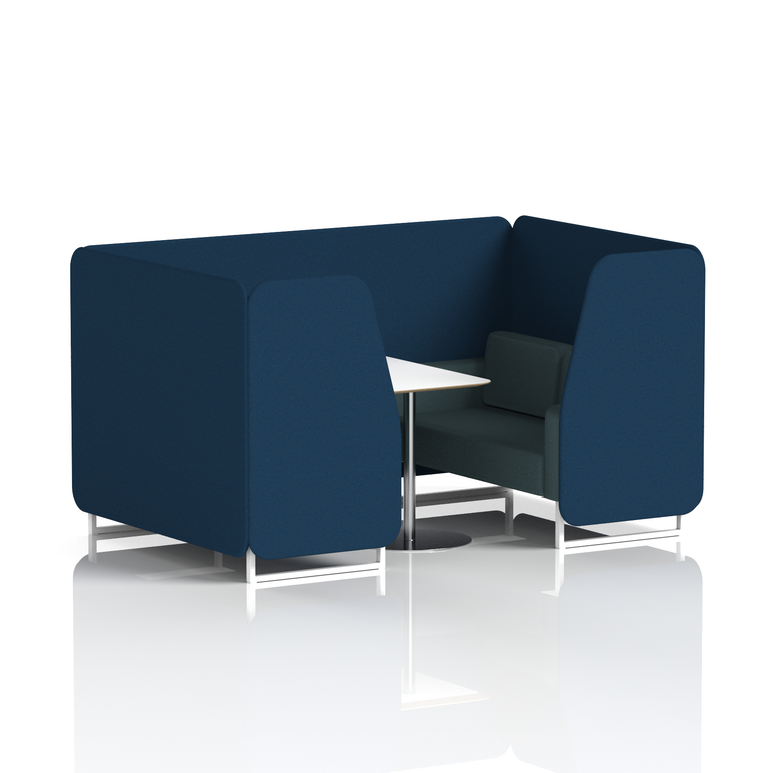 Brixworth Booth With White Table In Two Tone